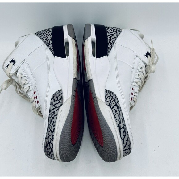 Nike Air Jordan Retro 3 White Cement 88 Men\'s Size 8.5 580775-160 Dunk Contest main image 8